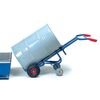 Drum trolley 306 L - 300 kg, heigth 1600 mm, with 2 supporting castor wheels